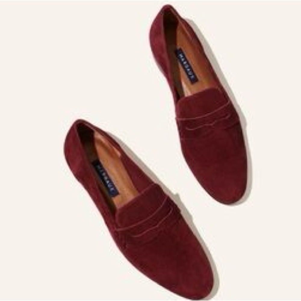 Margaux The Penny Suede Garnett Flats